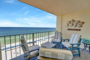 Regency Towers 1121 BR beachfront condo with majestic gulf views pools hot tub tiki bar and more